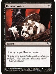 Magic: The Gathering Human Frailty (109) Moderately Played