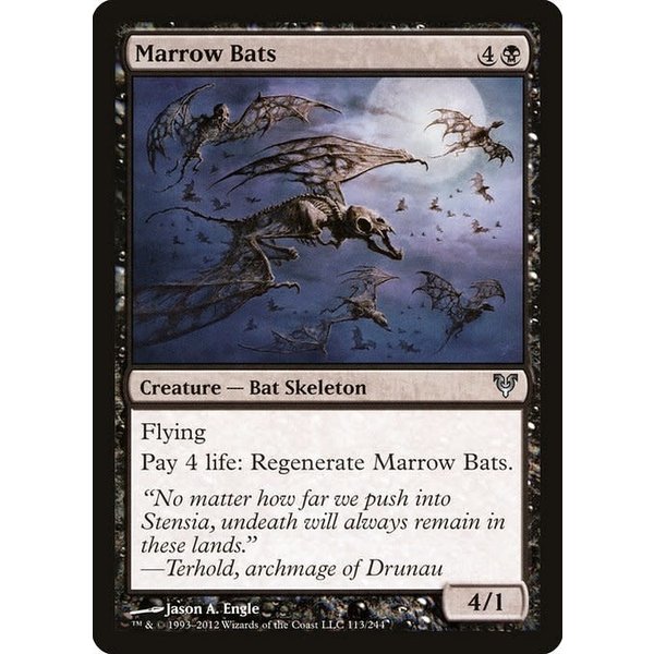 Magic: The Gathering Marrow Bats (113) Moderately Played