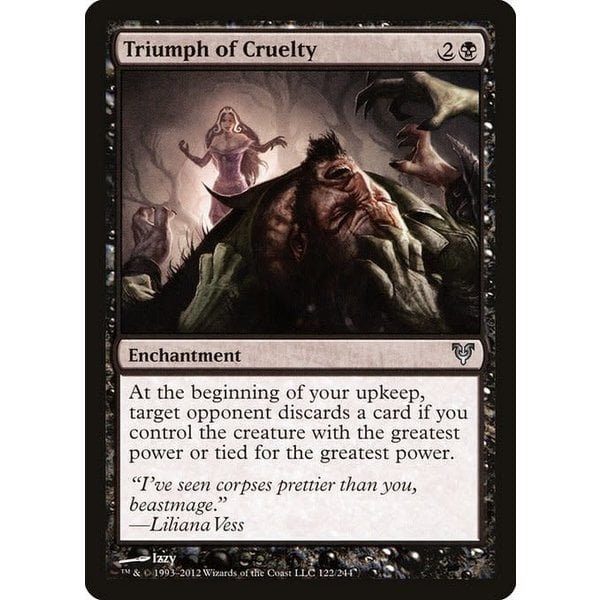 Magic: The Gathering Triumph of Cruelty (122) Heavily Played