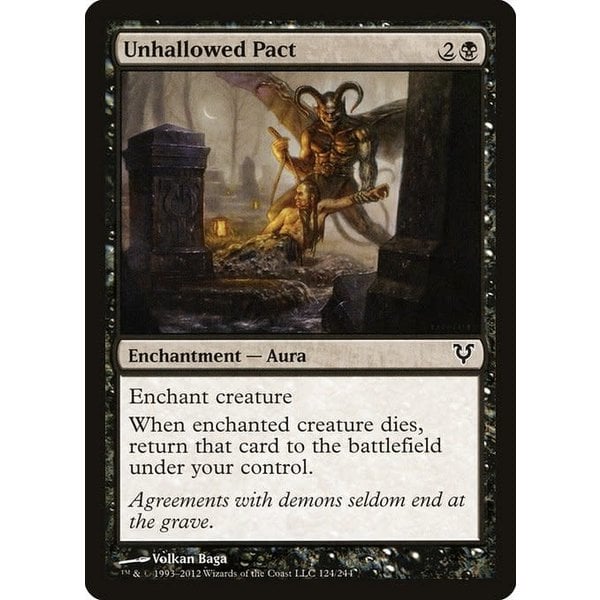 Magic: The Gathering Unhallowed Pact (124) Moderately Played