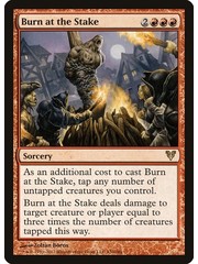 Magic: The Gathering Burn at the Stake (130) Heavily Played Foil