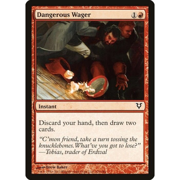 Magic: The Gathering Dangerous Wager (131) Heavily Played
