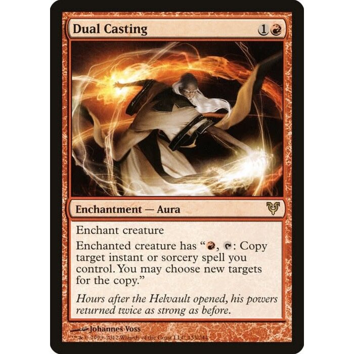 Magic: The Gathering Dual Casting (133) Heavily Played