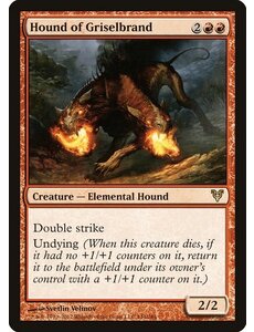 Magic: The Gathering Hound of Griselbrand (141) Heavily Played