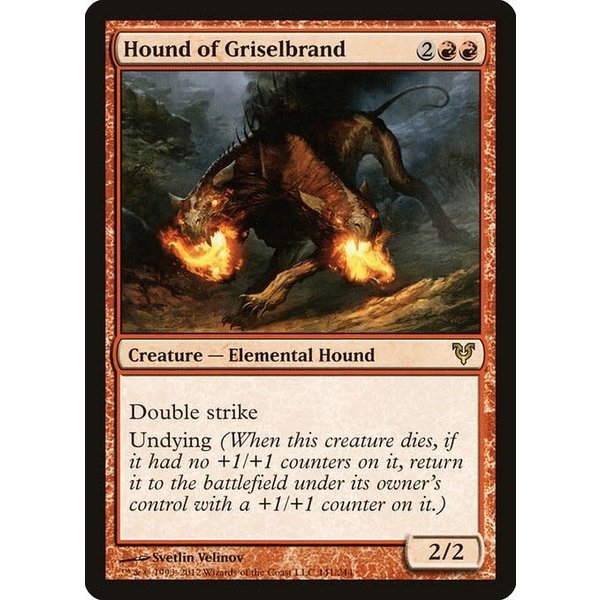 Magic: The Gathering Hound of Griselbrand (141) Heavily Played