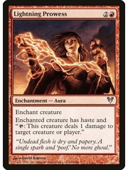 Magic: The Gathering Lightning Prowess (145) Damaged