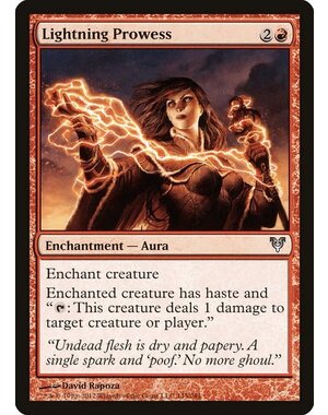 Magic: The Gathering Lightning Prowess (145) Damaged