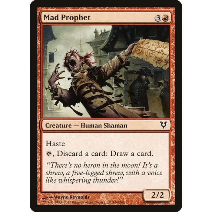 Magic: The Gathering Mad Prophet (146) Heavily Played