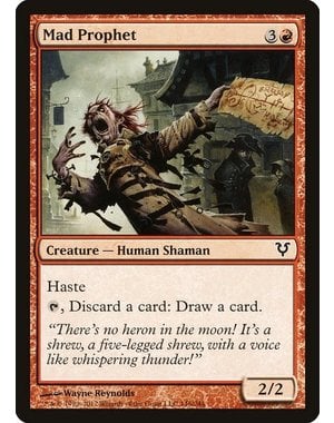 Magic: The Gathering Mad Prophet (146) Heavily Played Foil