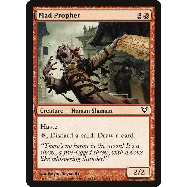 Magic: The Gathering Mad Prophet (146) Heavily Played Foil