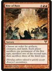 Magic: The Gathering Rite of Ruin (153) Heavily Played