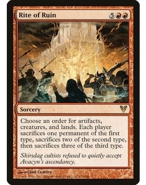 Magic: The Gathering Rite of Ruin (153) Heavily Played