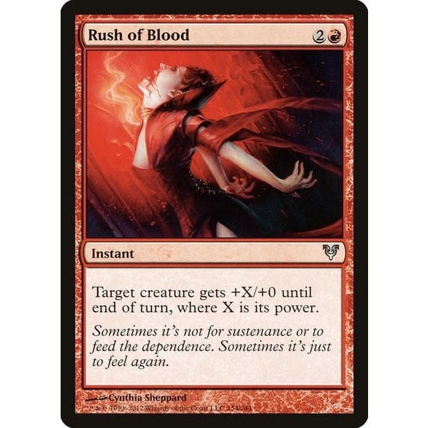 Magic: The Gathering Rush of Blood (154) Moderately Played