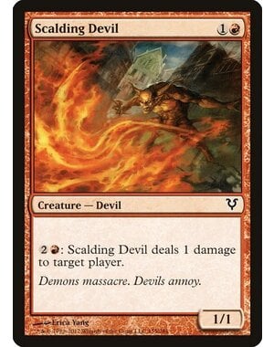 Magic: The Gathering Scalding Devil (155) Damaged