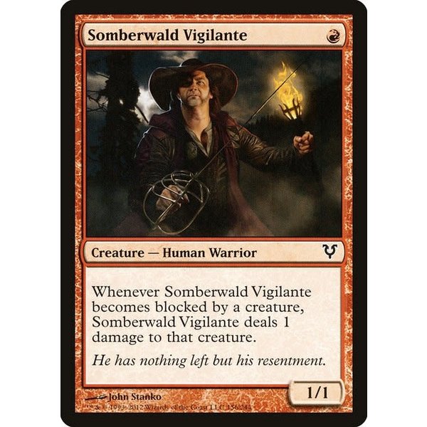 Magic: The Gathering Somberwald Vigilante (156) Moderately Played