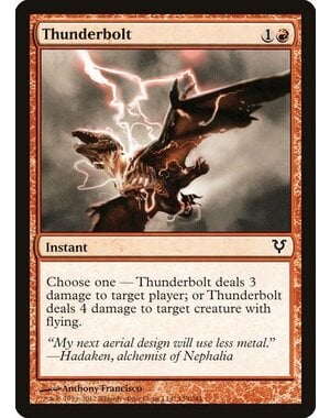 Magic: The Gathering Thunderbolt (159) Heavily Played