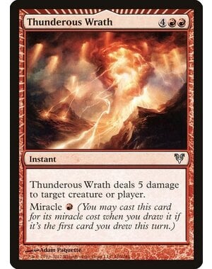 Magic: The Gathering Thunderous Wrath (160) Damaged