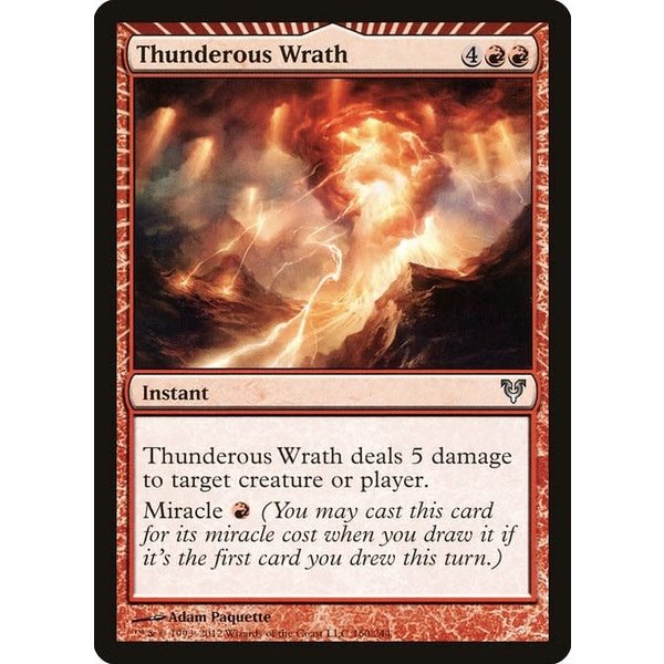 Magic: The Gathering Thunderous Wrath (160) Damaged