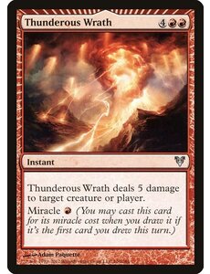 Magic: The Gathering Thunderous Wrath (160) Heavily Played