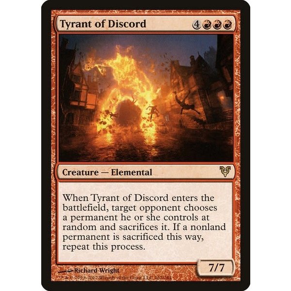 Magic: The Gathering Tyrant of Discord (162) Damaged