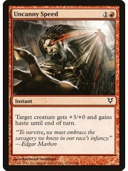 Magic: The Gathering Uncanny Speed (163) Heavily Played