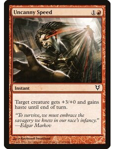 Magic: The Gathering Uncanny Speed (163) Heavily Played