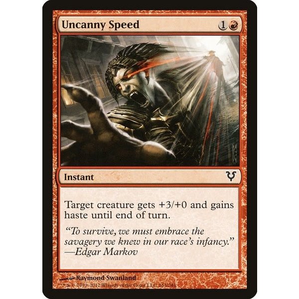 Magic: The Gathering Uncanny Speed (163) Heavily Played