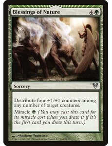 Magic: The Gathering Blessings of Nature (168) Moderately Played