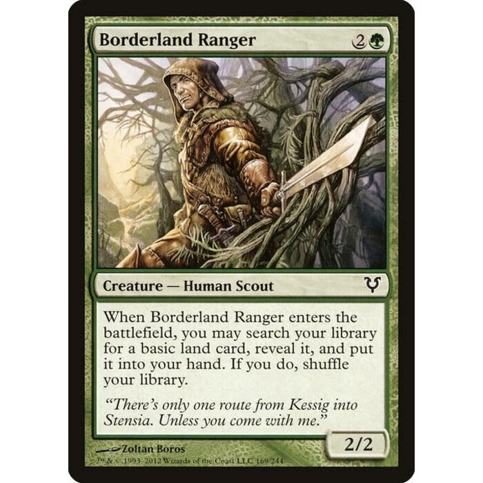 Magic: The Gathering Borderland Ranger (169) Moderately Played