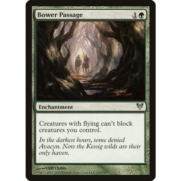 Magic: The Gathering Bower Passage (170) Damaged