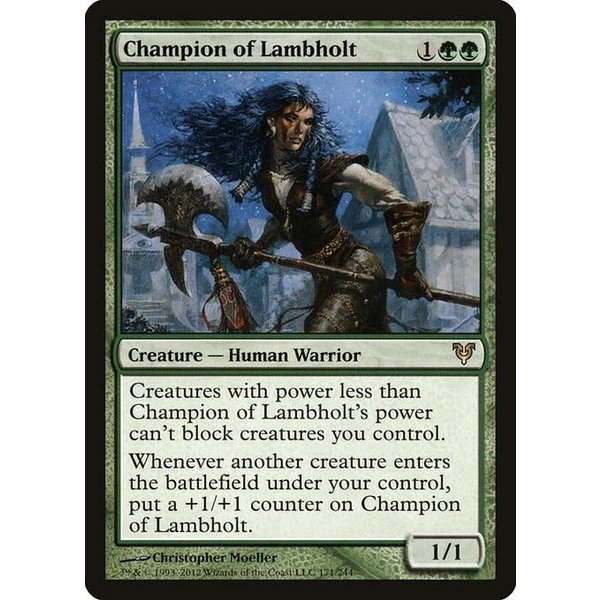 Magic: The Gathering Champion of Lambholt (171) Damaged