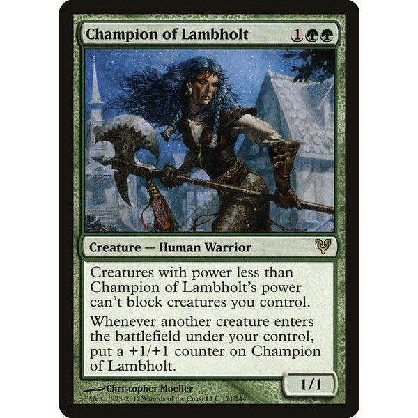 Magic: The Gathering Champion of Lambholt (171) Moderately Played