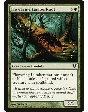 Magic: The Gathering Flowering Lumberknot (178) Moderately Played