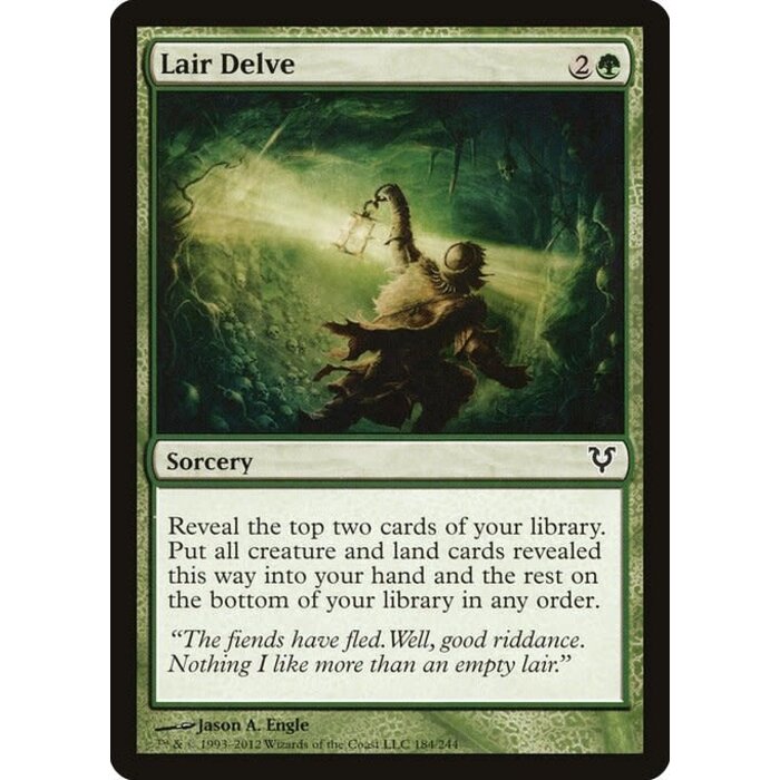 Magic: The Gathering Lair Delve (184) Heavily Played