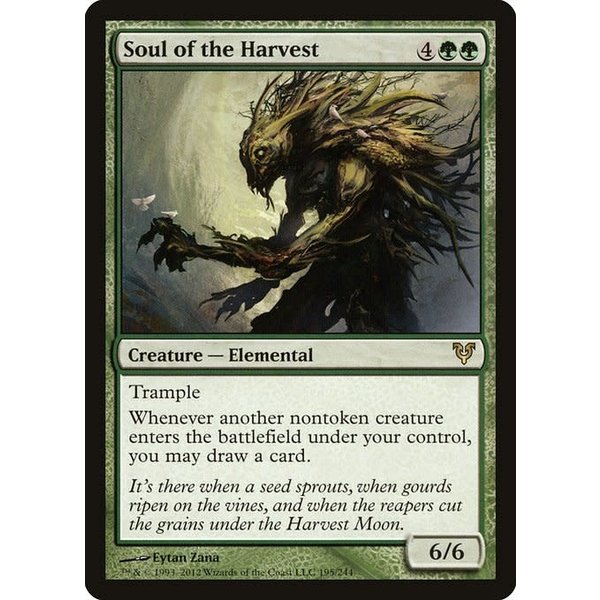 Magic: The Gathering Soul of the Harvest (195) Moderately Played