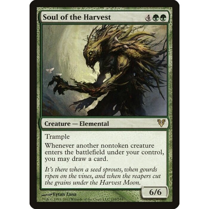 Magic: The Gathering Soul of the Harvest (195) Moderately Played