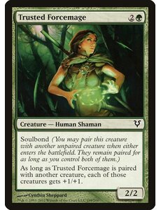 Magic: The Gathering Trusted Forcemage (199) Moderately Played
