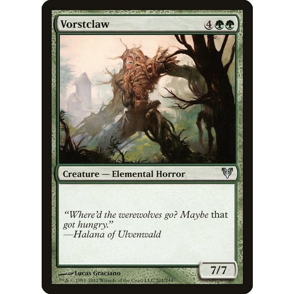 Magic: The Gathering Vorstclaw (201) Heavily Played