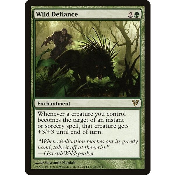 Magic: The Gathering Wild Defiance (203) Moderately Played