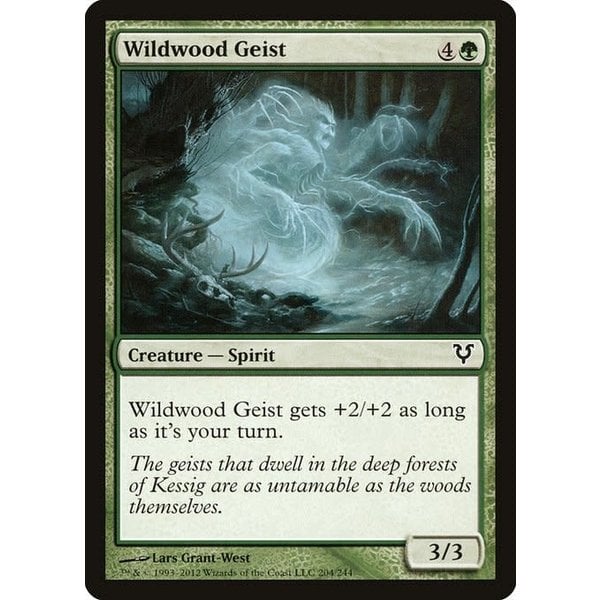 Magic: The Gathering Wildwood Geist (204) Moderately Played