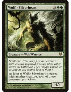 Magic: The Gathering Wolfir Silverheart (206) Lightly Played
