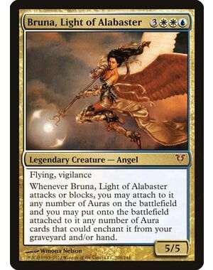 Magic: The Gathering Bruna, Light of Alabaster (208) Heavily Played