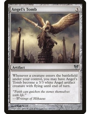 Magic: The Gathering Angel's Tomb (211) Moderately Played