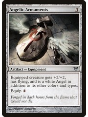 Magic: The Gathering Angelic Armaments (212) Heavily Played Foil