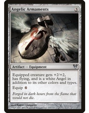 Magic: The Gathering Angelic Armaments (212) Heavily Played Foil