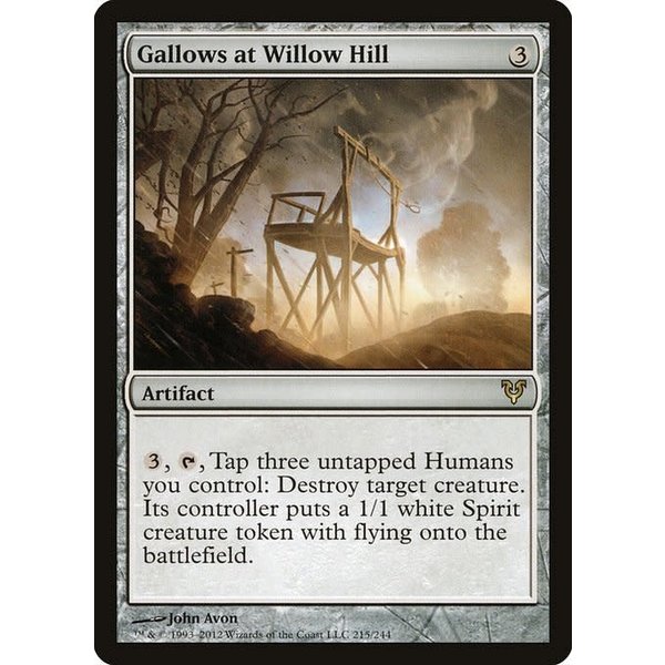 Magic: The Gathering Gallows at Willow Hill (215) Damaged