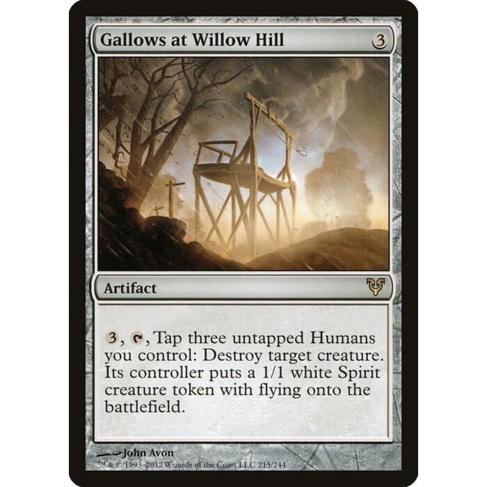 Magic: The Gathering Gallows at Willow Hill (215) Heavily Played