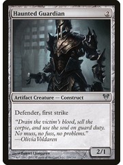Magic: The Gathering Haunted Guardian (216) Heavily Played