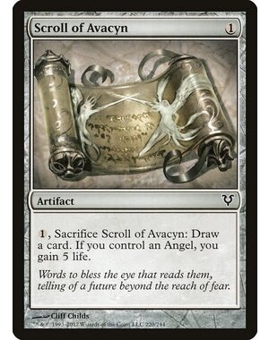 Magic: The Gathering Scroll of Avacyn (220) Heavily Played