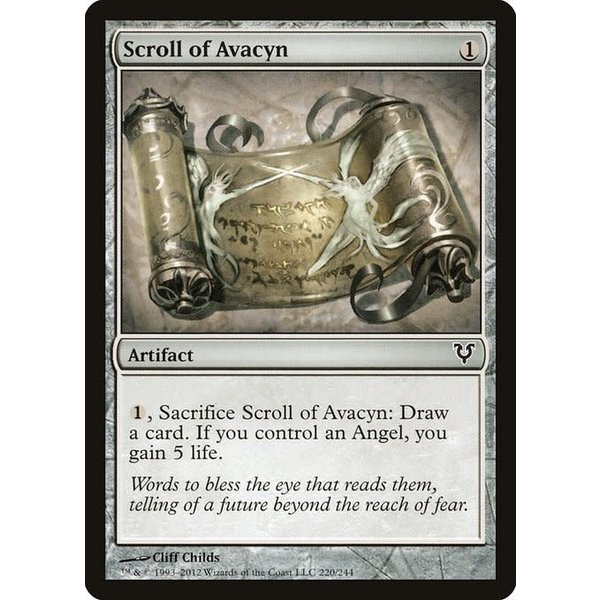 Magic: The Gathering Scroll of Avacyn (220) Heavily Played